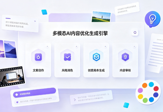 清河区AI智能内容优化创新 多模态生成技术丰富数字内容创作生态